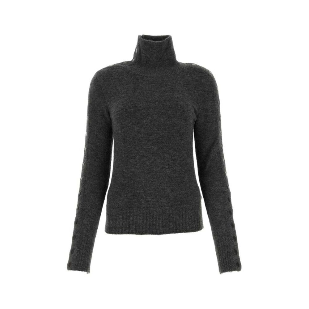 Isabel Marant Women Anthracite Nylon Blend Malo Sweater